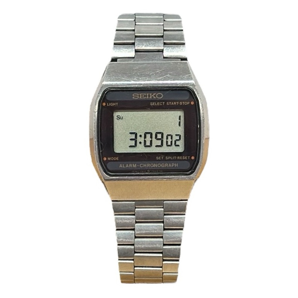 SEIKO SQ A914-5010 Chronograph Quartz Digital Men's Watch, 7.5” New Battery - Picture 4 of 10